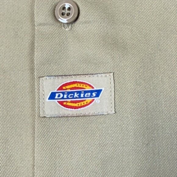 Dickies American Workwear Shirt Mens Sz 3XL Khaki Long Sleeve Button-Up - Picture 9 of 11